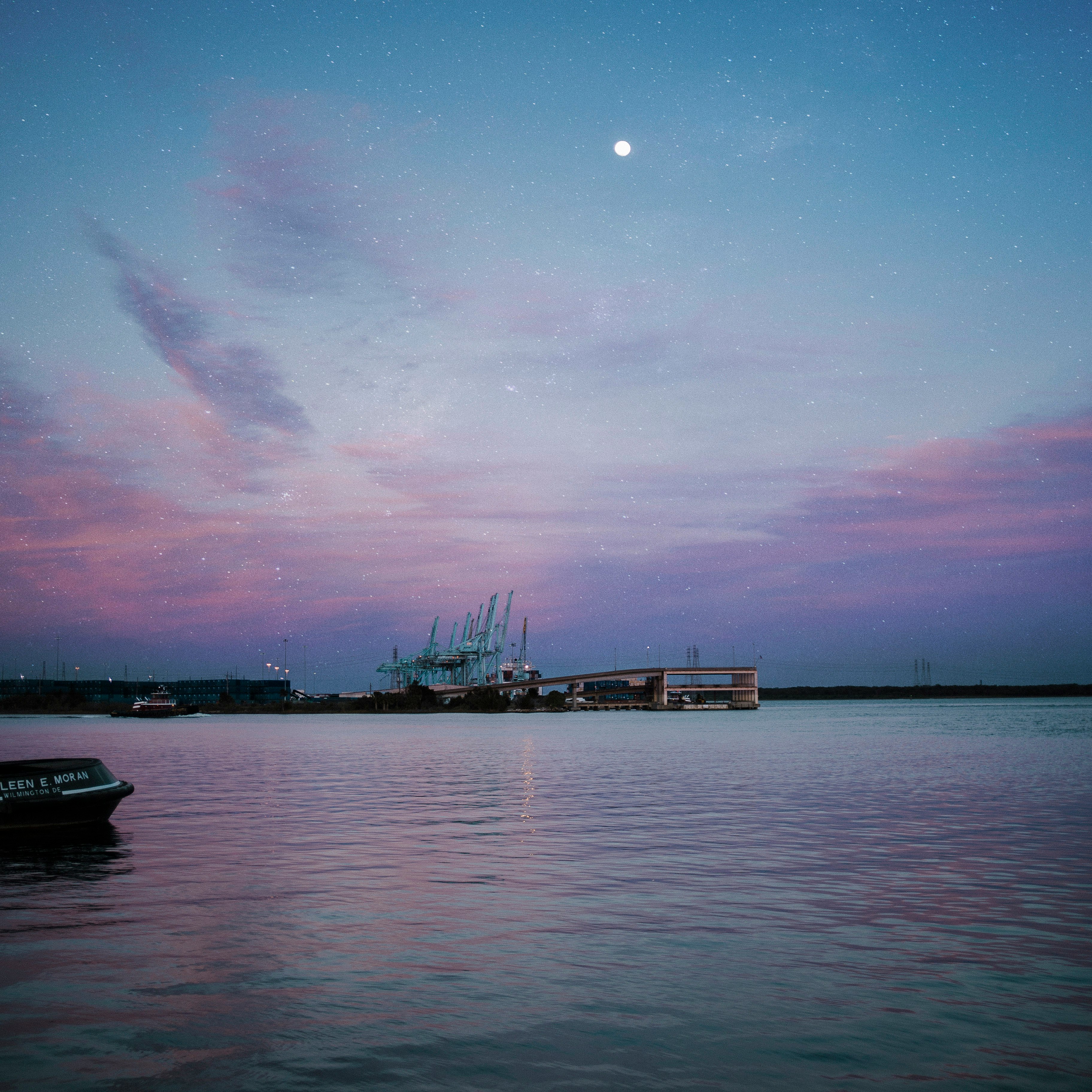 dock and ocean water